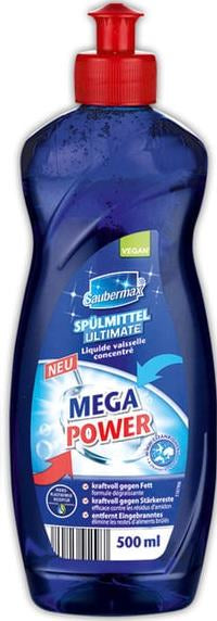 Saubermax Mega Power Dishwashing Liquid, 500 mL