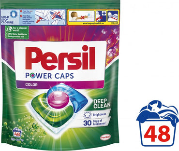 Persil Power Caps Color Laundry Detergent Pods, 48 pcs - Image 2