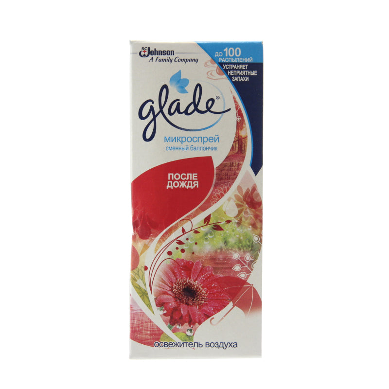Glade Rain Freshness Micro Spray Air Freshener Refill, 10 mL