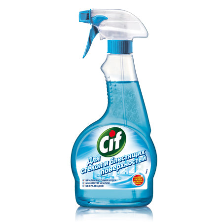 Cif Glass & Shiny Surface Cleaner Spray, 500 mL
