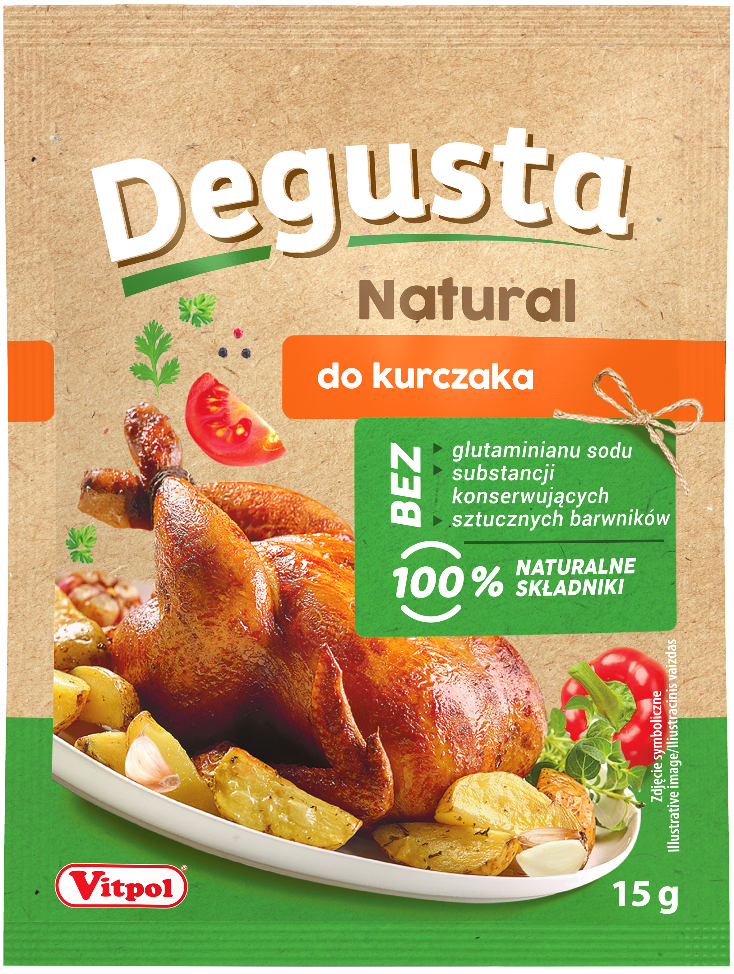 Degusta Natural Chicken Seasoning, 15 g