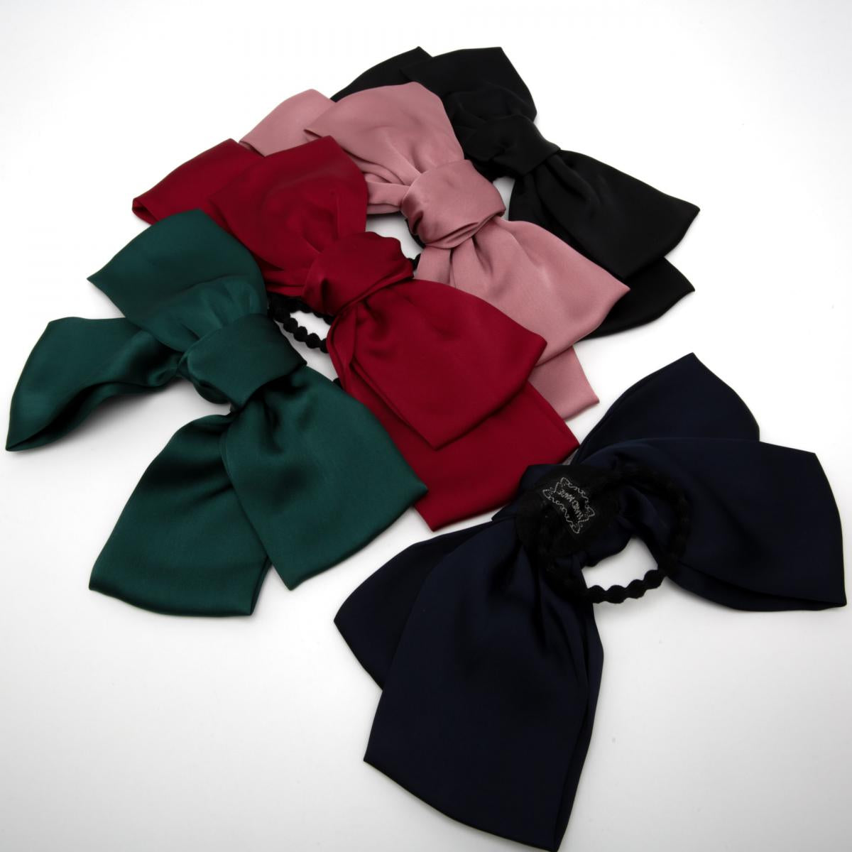 6-4012 Bow Kids' Fabric Hair Tie, 23 x 8 cm (Price per 1 pc)