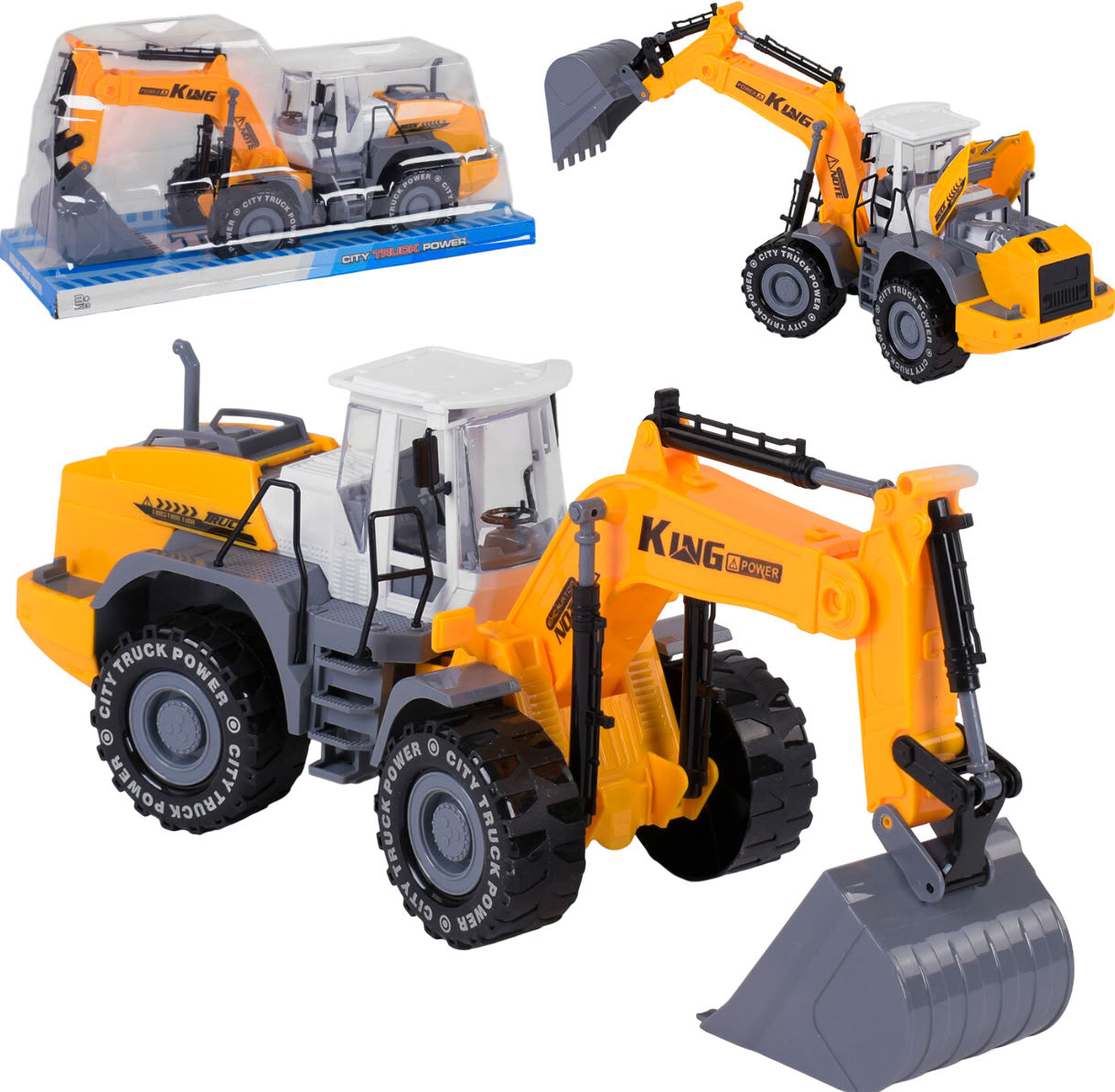 Truck 797-5 Friction-Powered Toy Excavator