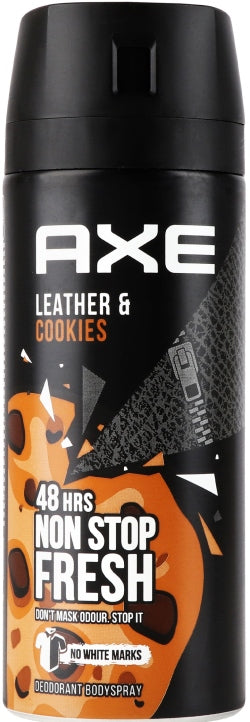 Axe Leather & Cookies Men's Deodorant Spray, 150 mL