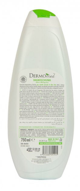 Dermomed Aloe & Pomegranate Shower Gel, 750 mL - Image 2