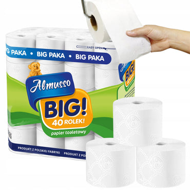 Almusso 3-Ply Toilet Paper, 40 Rolls - Image 2