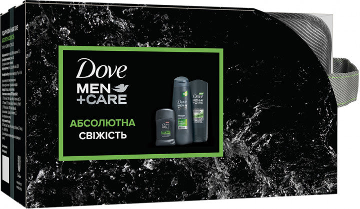 Dove Absolute Freshness Men's Toiletry Bag Gift Set