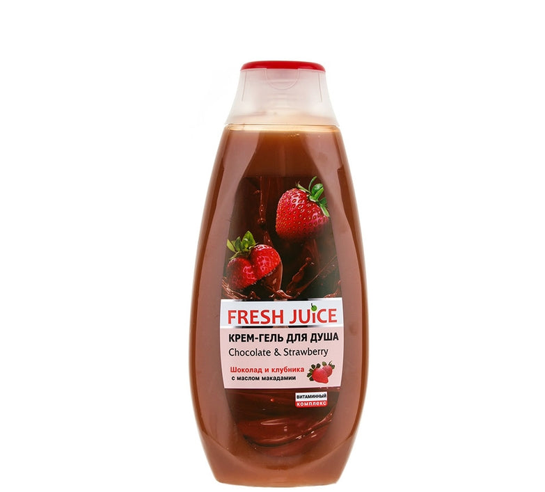 Fresh Juice Chocolate-Strawberry Shower Gel, 400 mL