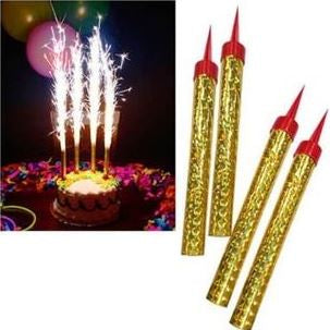 Cold Fountain Cake Sparklers, 10 cm, 6 pcs - Image 2