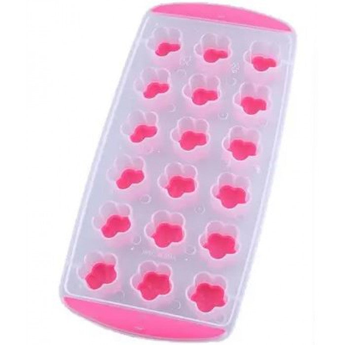 Douba Flowers Ice Cube Tray with Silicone Base