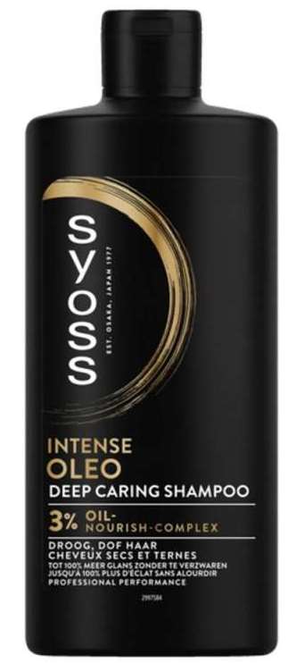 Syoss Intense Oleo Shampoo, 440 mL