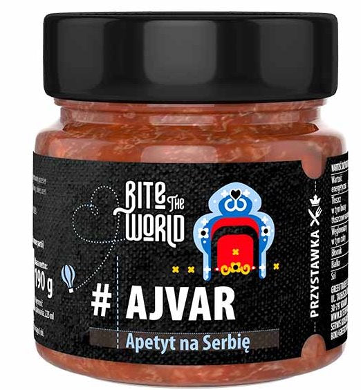 Bite the World Taste of Serbia Ajvar Sauce, 190 g
