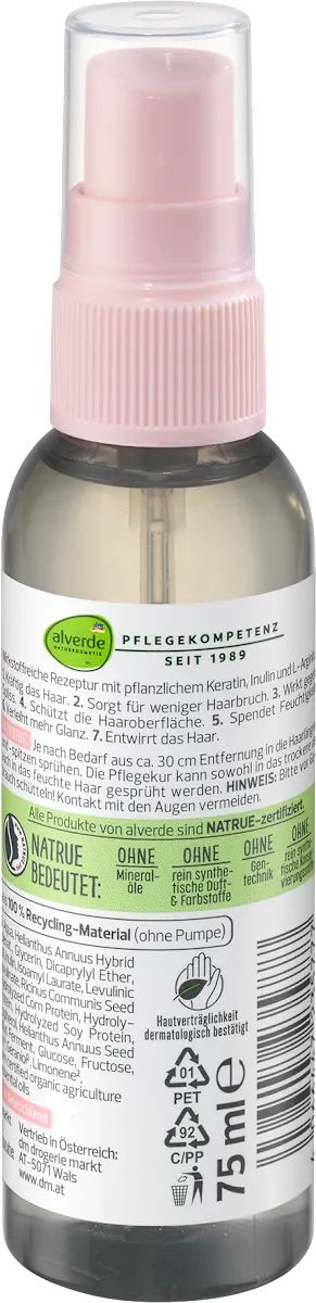 Alverde 7-in-1 Express Care Hair Spray, 75 mL - Image 2