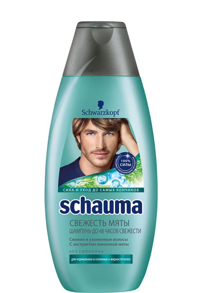 Schauma Men Mint Shampoo, 400 mL
