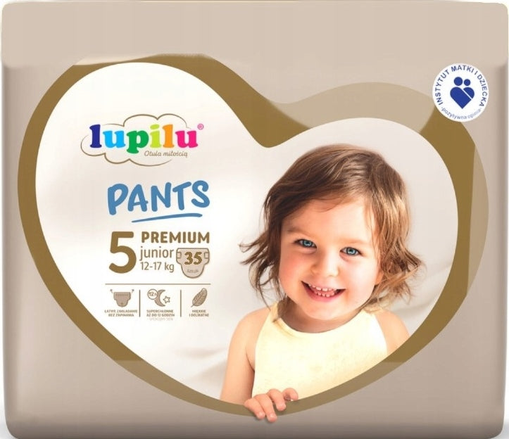 Lupilu Premium 5 Baby Pull-Up Diaper Pants, 12-17 kg, 35 pcs