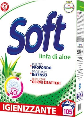 Soft Aloe Sap Laundry Detergent Powder, 105 Loads, 5.25 kg