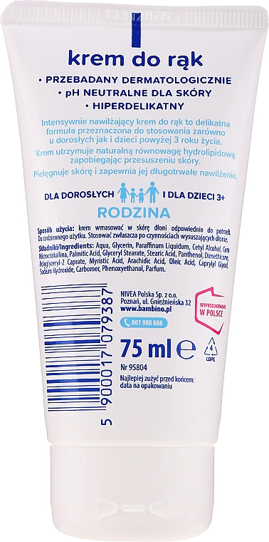 Bambino Intensive Moisture Hand Cream, 75 mL - Image 2
