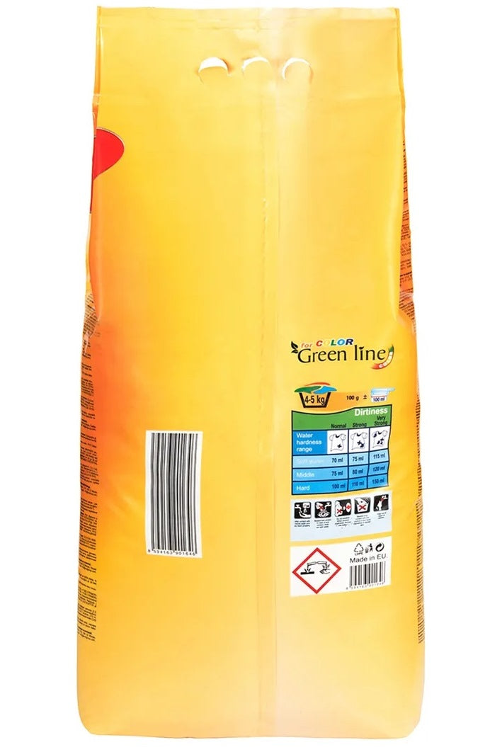 Green Line Color Laundry Detergent Powder, 125 Loads, 10 kg - Image 2