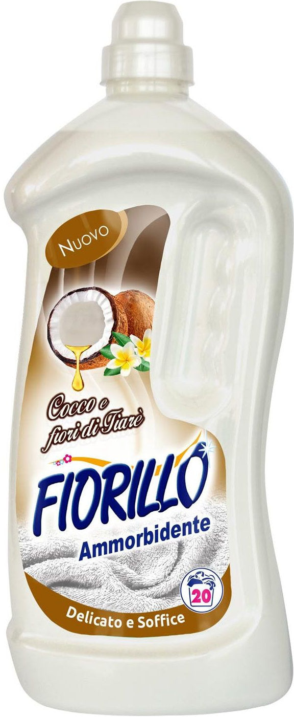Fiorillo Coconut & Tiare Flowers Fabric Softener, 20 Loads, 1.85 L