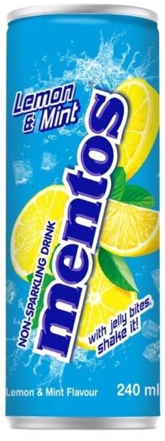 Mentos Lemon & Mint Soft Drink, 240 mL