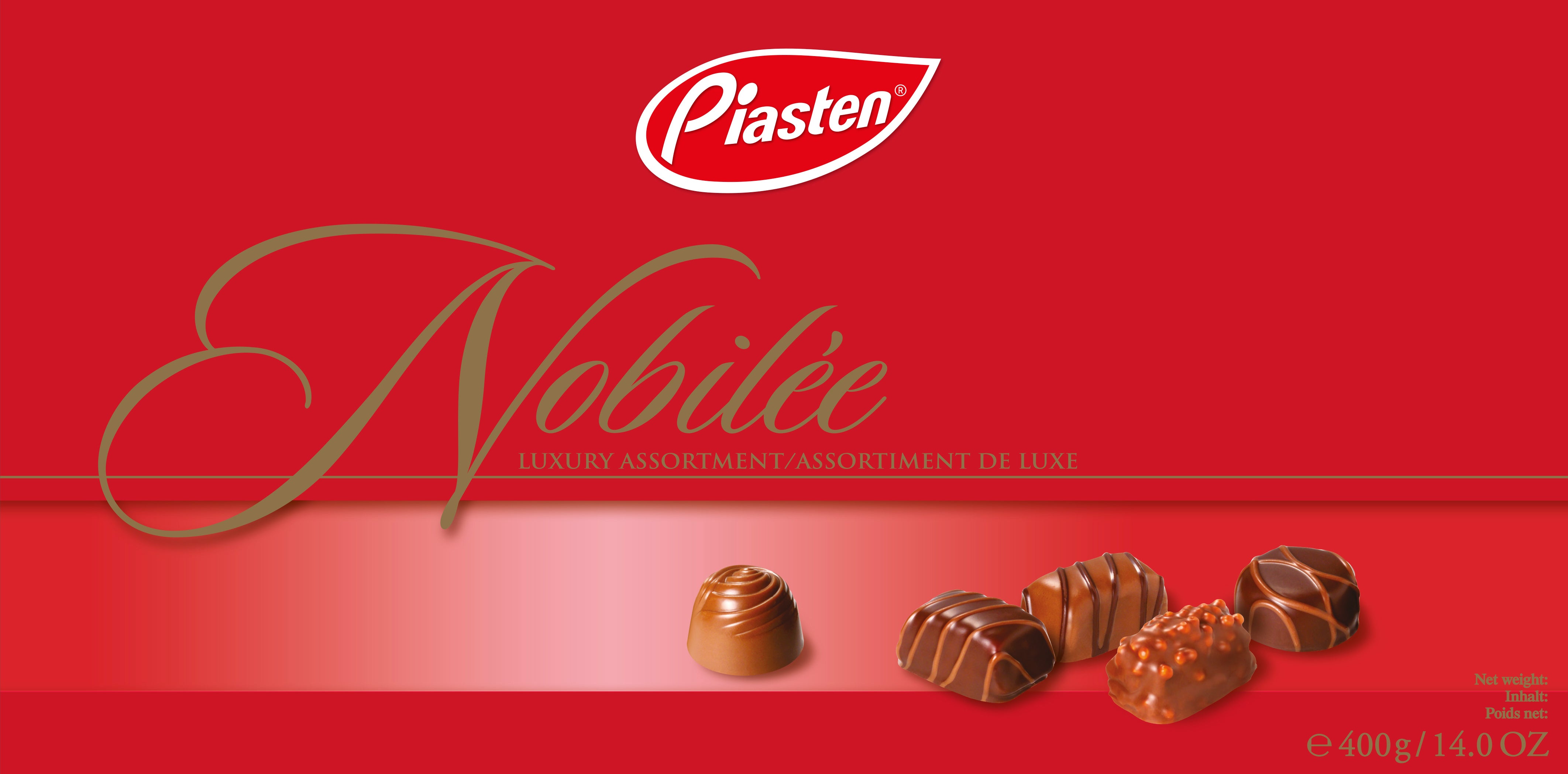 Piasten Nobilee Assorted Chocolate Candy, 400 g