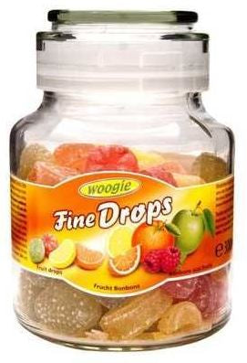 Woogie Fine Drops Fruit-Flavored Hard Candy, 300 g