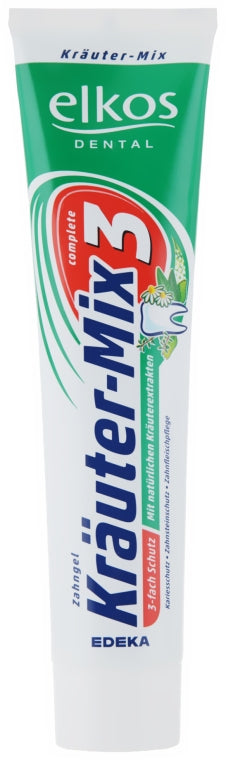 Elkos DentaMax Herbal Toothpaste, 125 mL - Image 3