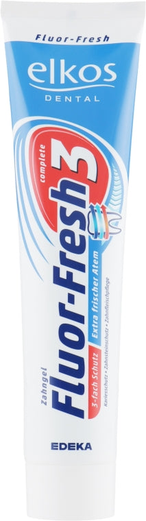 Elkos DentaMax Fluor Fresh Toothpaste, 125 mL - Image 2