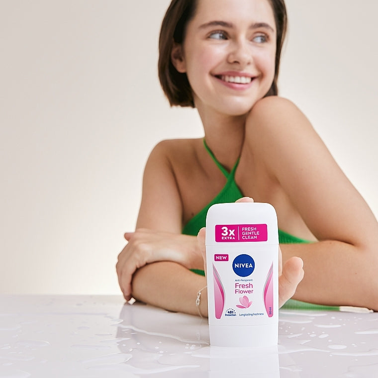 Nivea Fresh Flower Women's Deodorant Stick, 50 mL - Image 3