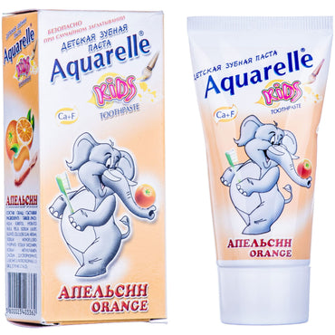 Aquarelle Kids Orange Toothpaste, 50 mL - Image 2