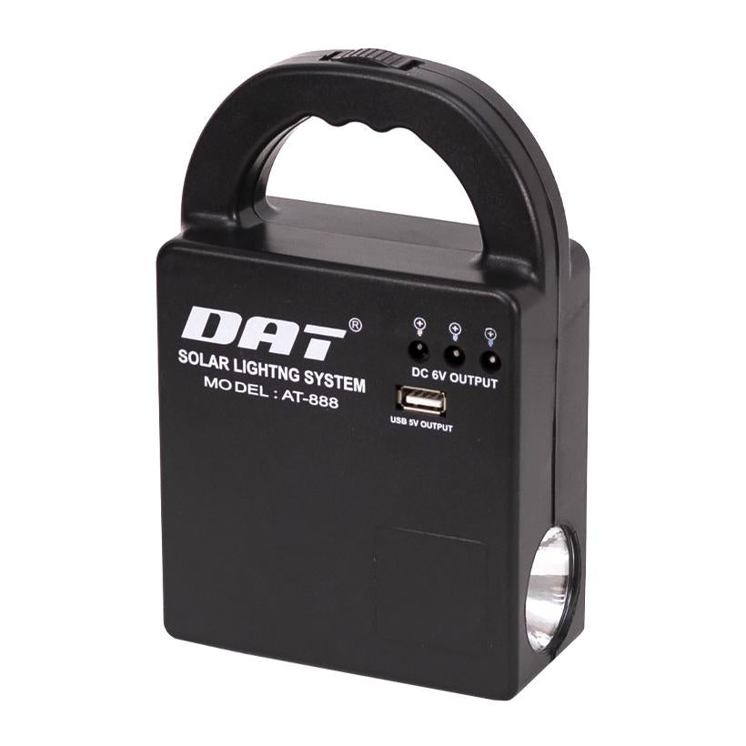 DAT AT-888 Off-Grid Lighting & Charging System with Solar Panel - Image 2