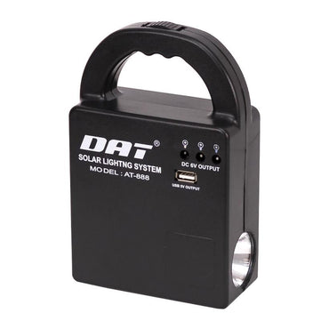 DAT AT-888 Off-Grid Lighting & Charging System with Solar Panel - Image 2