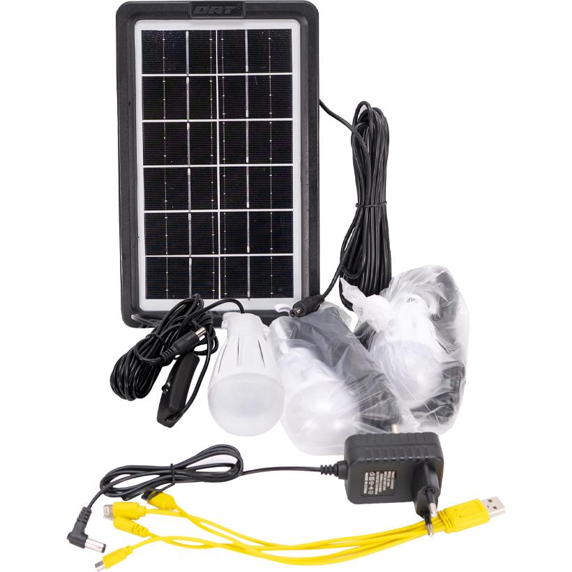 DAT AT-888 Off-Grid Lighting & Charging System with Solar Panel - Image 3