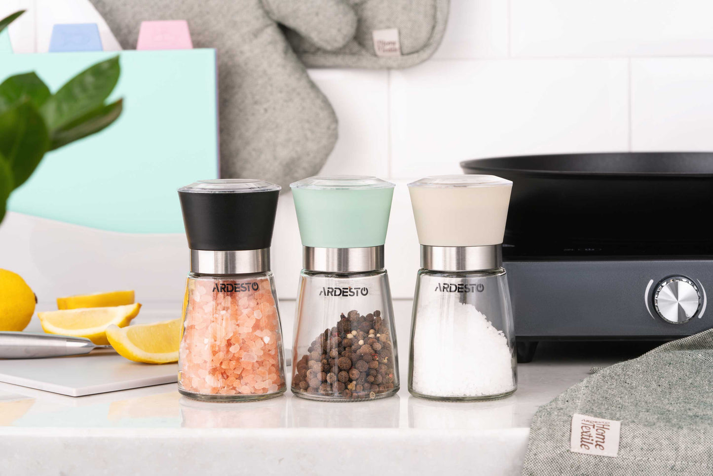 Ardesto AR2101 Salt & Pepper Mill, Assorted Colors, 13 cm, 180 mL - Image 3