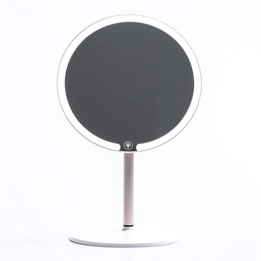 Round Tabletop Makeup Mirror with LED Lighting - Image 2