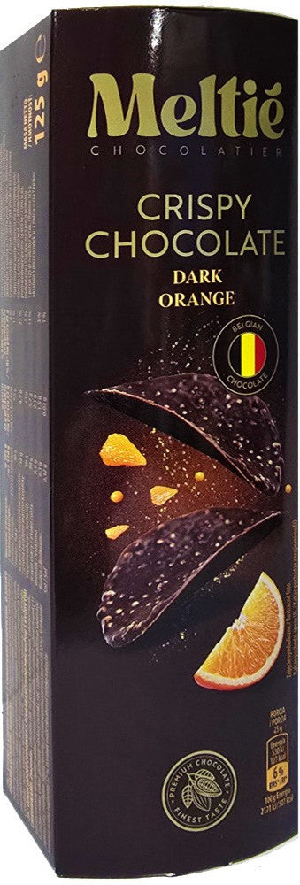 Meltie Dark Orange Chocolate Chips, 125 g