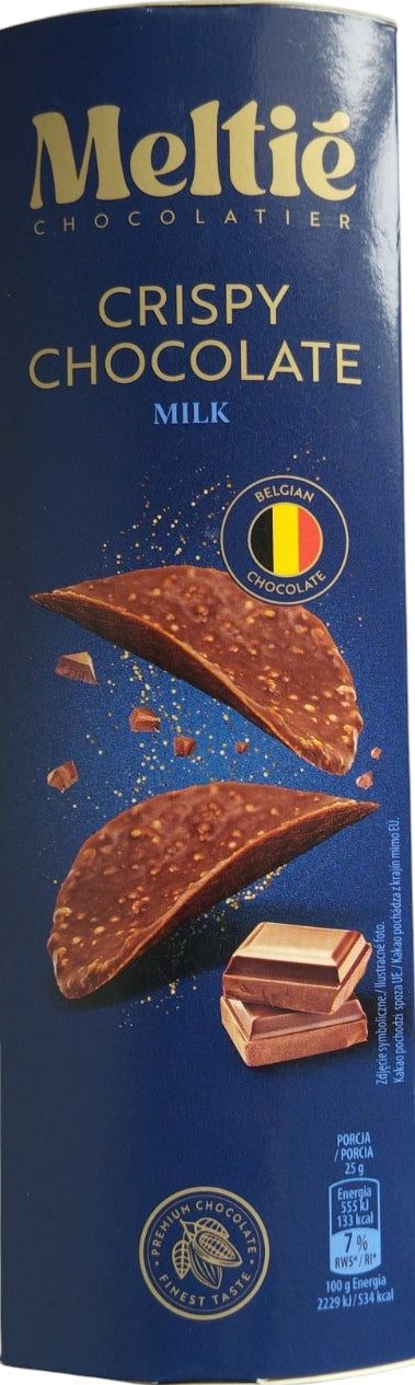 Meltie Milk Chocolate Chips, 125 g