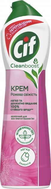 Cif Pink Freshness Cleaning Cream, 500 mL