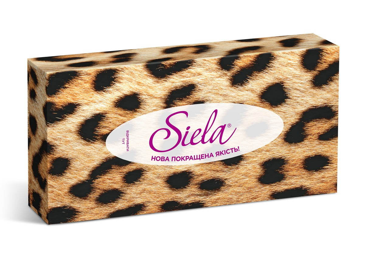 Siela Leo 2-Ply Cosmetic Tissues, 80 pcs