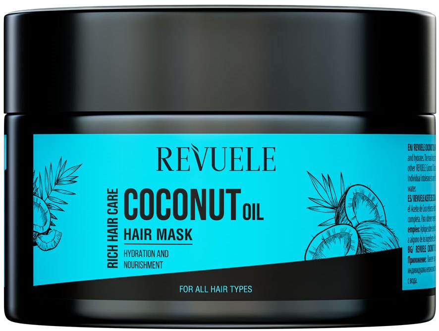 Revuele Coconut Oil Hair Mask, 360 mL