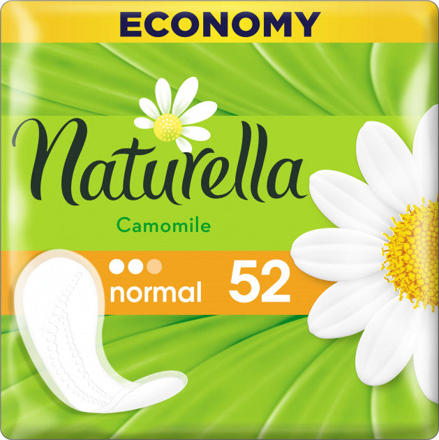 Naturella Camomile Normal Panty Liners, 52 pcs