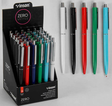 Vinson Zero Z3 Blue Retractable Ballpoint Pen, 0.7 mm - Image 2