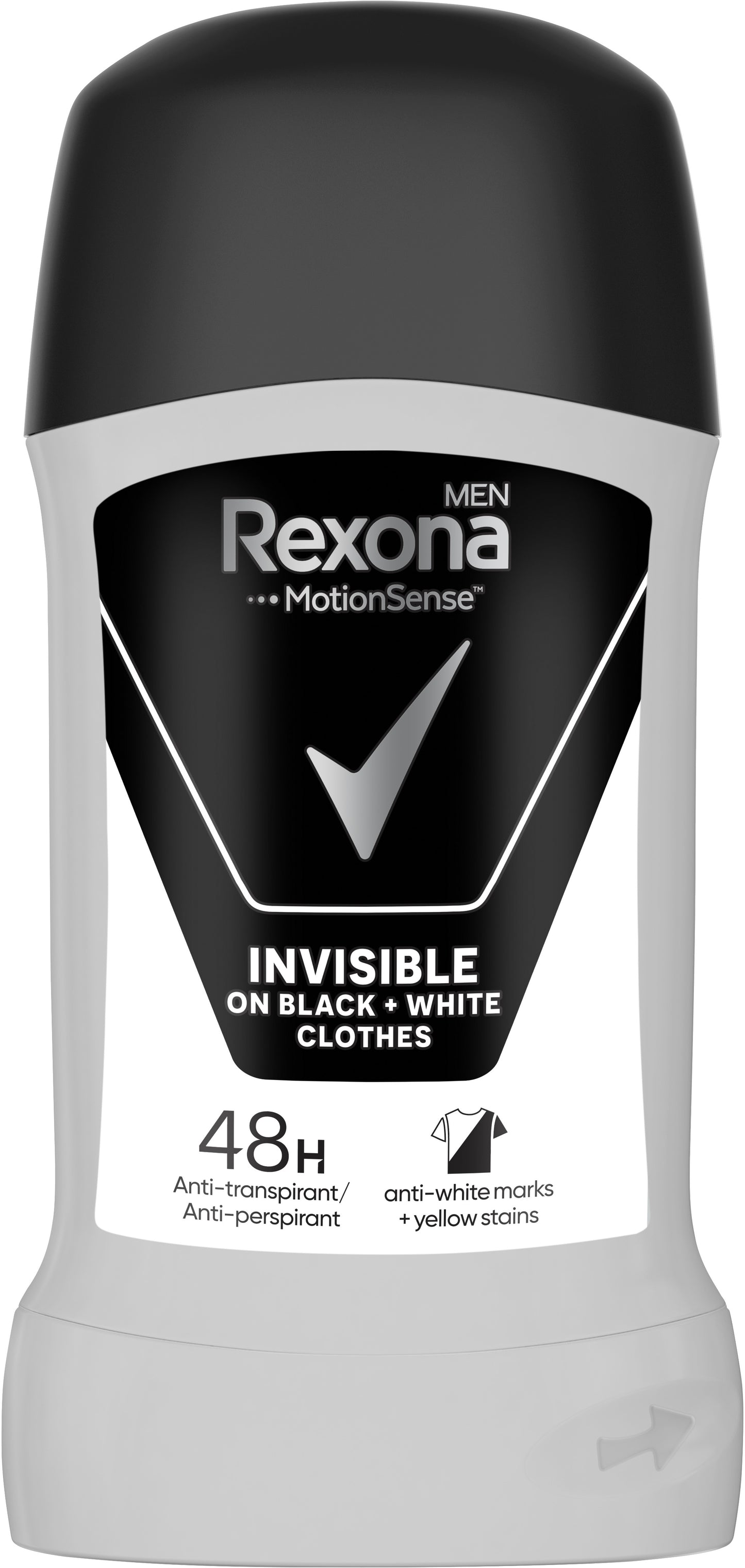 Rexona Invisible Black & White Men's Antiperspirant Stick