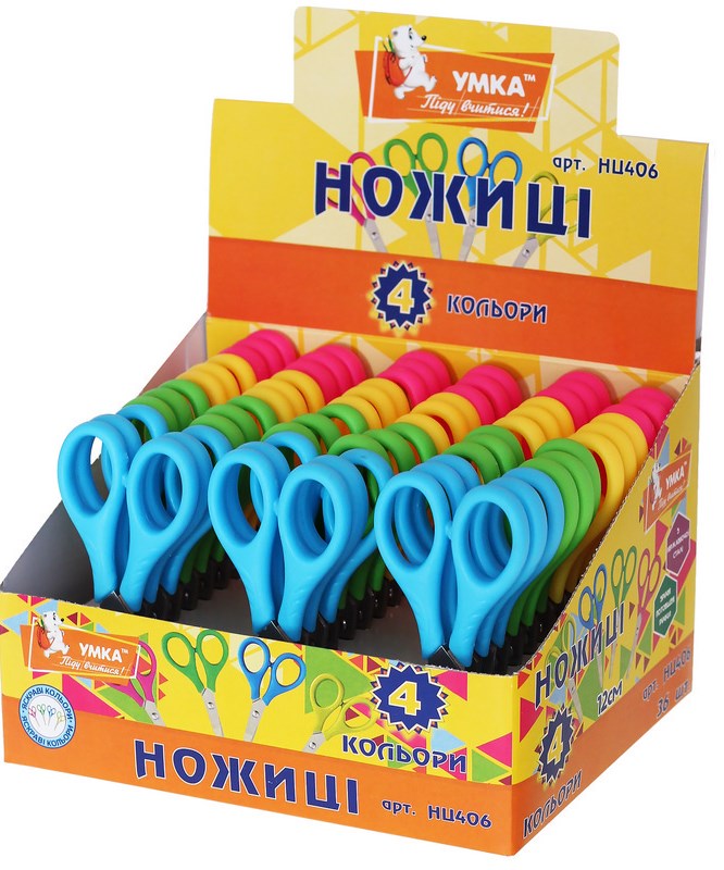 Umka NTs406 Kids' Scissors, 12 cm, Assorted