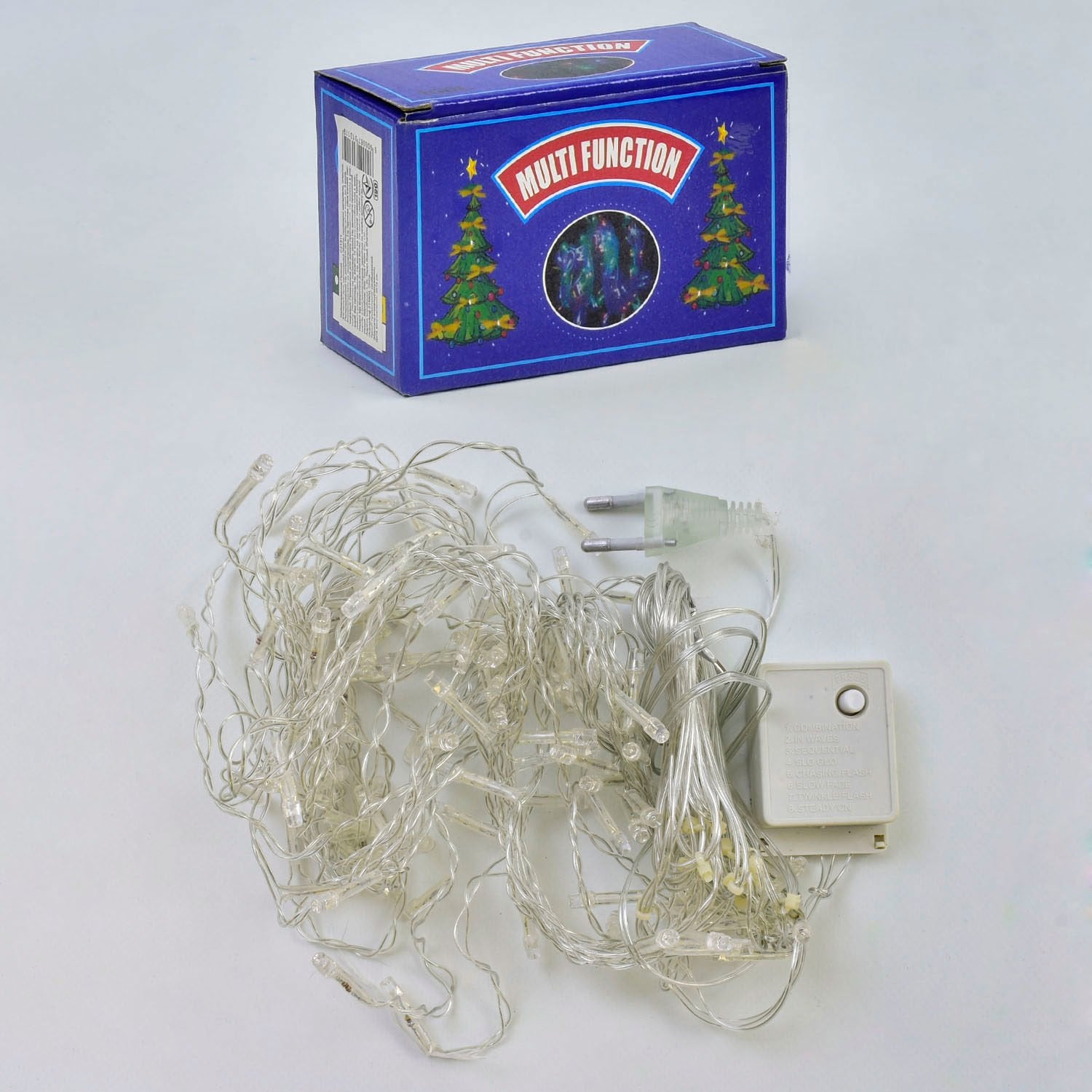 C 31311 Curtain String Lights, 100 Bulbs, 3 m Cord, 40/50/68 cm Branches, Multicolor, 220 V Mains-Powered - Image 2