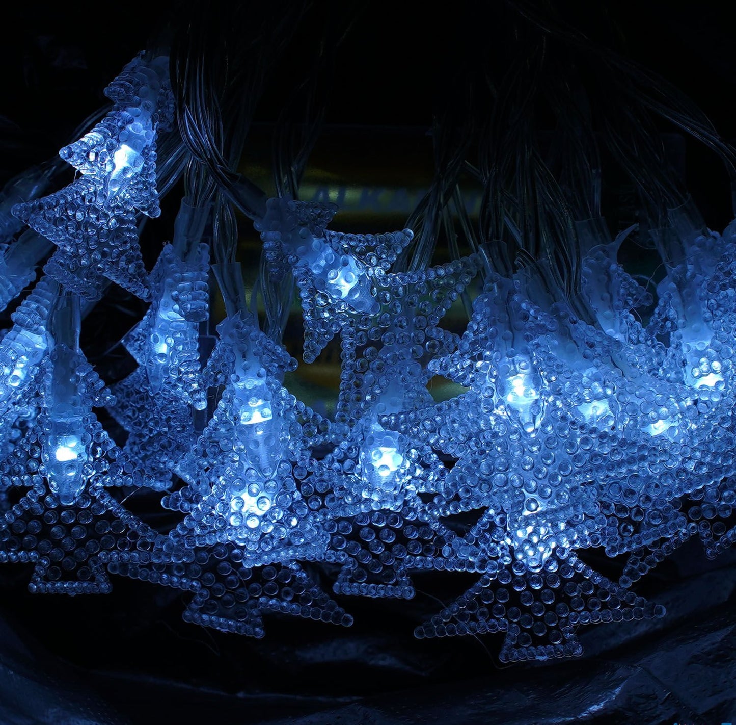 C 61489 Christmas Tree Battery-Powered String Lights in Bag, Yellow Light, 2 Modes
