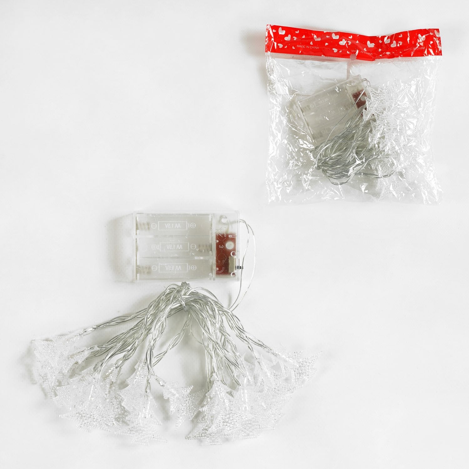 C 61489 Christmas Tree Battery-Powered String Lights in Bag, Yellow Light, 2 Modes - Image 2