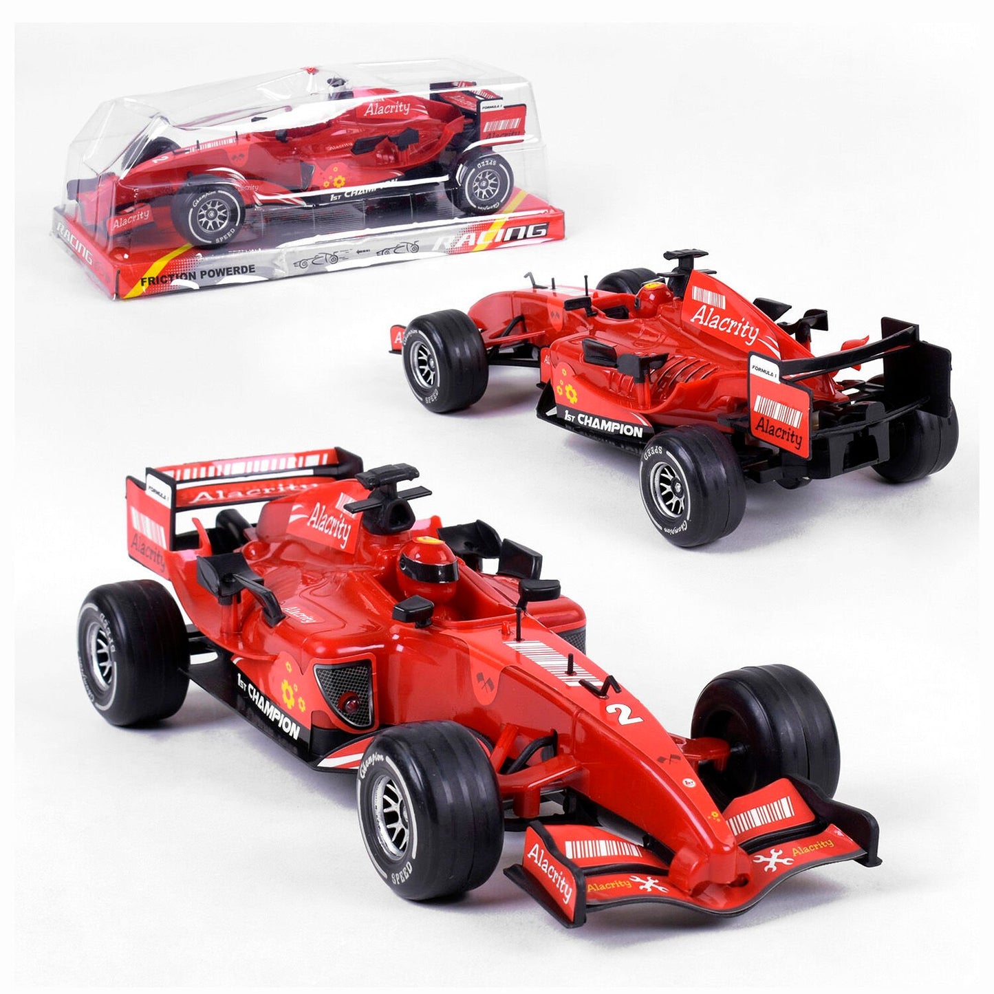 WY 129 D Racing Friction-Powered Toy Car with Light & Sound