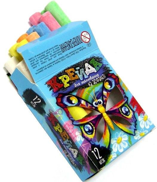 Danko Toys Round Sidewalk Chalk, 12 pcs - Image 2