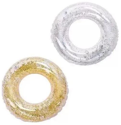AA9-24 Glitter Inflatable Swim Ring, 90 cm